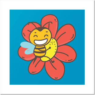 Cute bee Posters and Art